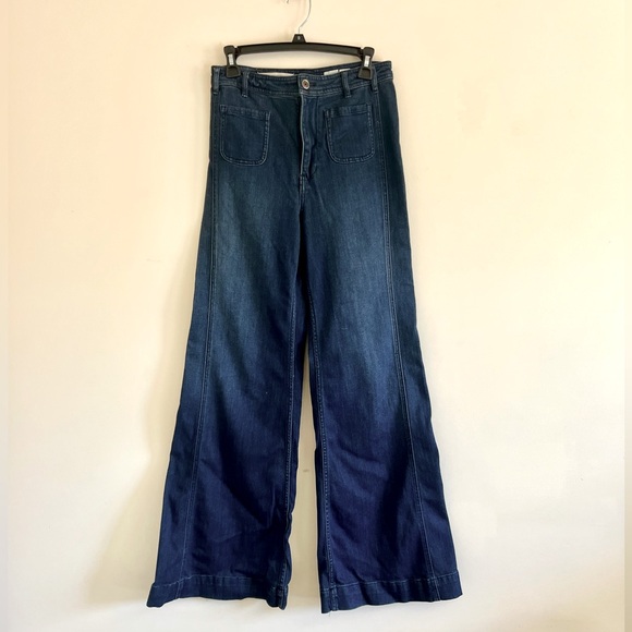 Anthropologie Pilcro Ultra High-Rise Flare Jeans - Picture 2 of 10